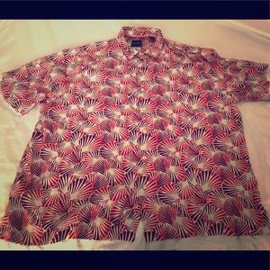 Tommy Bahama silk short sleeve shirt, size 2XB
